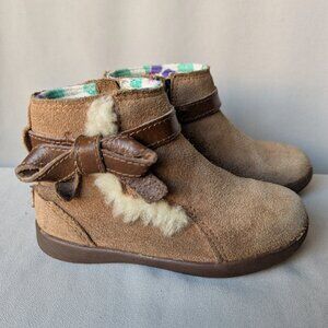 UGGS Libbie Girl's Kids Suede Boots, Size 8 US